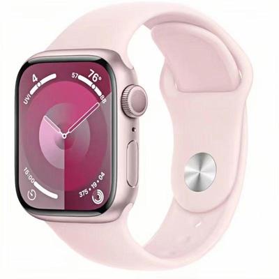 Умные часы Apple Watch Series 9 GPS 41/45 мм Алюминиевый корпус с силиконовым спортивным ремешком