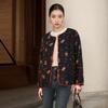 2025 Reversible Chinese Style Women's Silk Jacquard Jacket: Versatile Spring & Autumn Retro Top