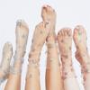 Ins Fashion Star Прозрачные носки Art Women Смешные блестящие носки Чулочно-носочные изделия для девушек Harajuku Носки для лодыжек Женские хипстеры