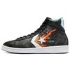 NBA Jam X Pro Leather High Hes On Fire! Unisex Sneakers Black Orange White 171313C