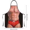 Мускулистый мужчина, сексуальная женщина, забавные кухонные фартуки для женщин, украшения дома, подарки
