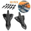 10 шт. Узор из углеродного волокна для автомобиля, авто, плавник акулы, диффузор, генератор вихрей, крыло, спойлер, бампер, аксессуары, детали