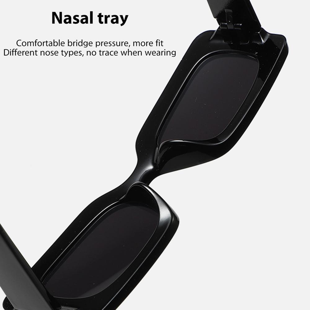 Ретро солнцезащитные очки с защитой UV400 для женщин и мужчин, прямоугольные солнцезащитные очки Y2K, солнцезащитные очки в винтажных оттенках