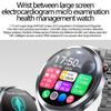 2025 New Health Trackr Uric Acid Blood Lipids Smart Watch Blood Pressure ECG+PPG Clock Body Analysis Smartwatchs Men Emotional Detection