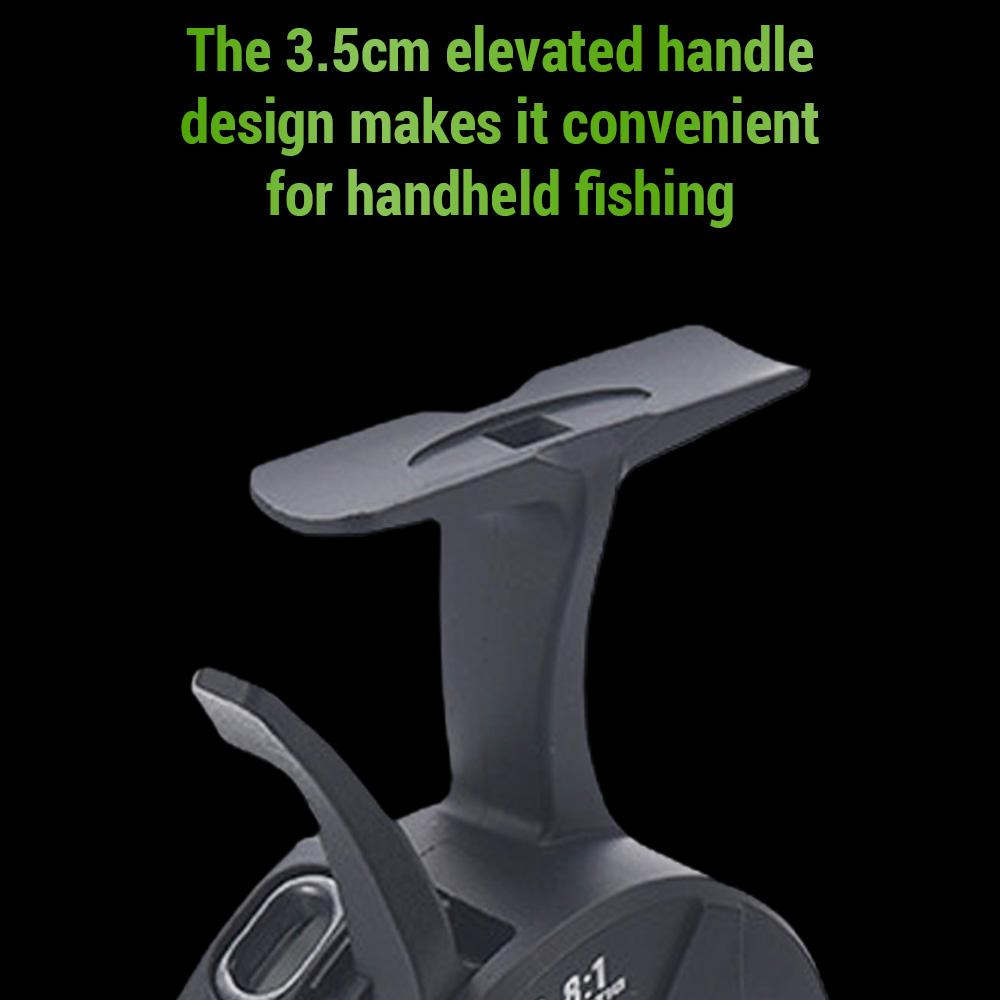 Катушка для зимней рыбалки с металлической проволокой, рыболовное колесо на плоту, переднее рыболовное колесо для зимней рыбалки