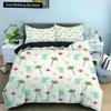 Love Heart Pattern King Queen Duvet Cover Women Heart-shaped Print Bedding Set Red Black Quilt Cover Polyester Comforter Cover