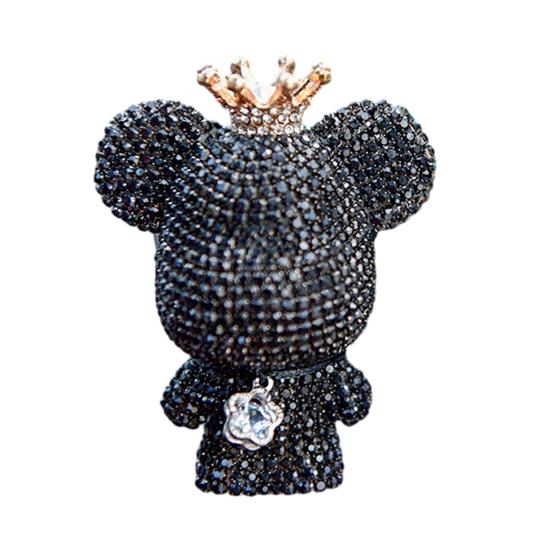 Автомобильный освежитель воздуха со стразами и медведем, крепление к вентиляционному отверстию, длительный аромат, удаление запаха, зажим, тип автомобильного воздуховыпускного отверстия, диффузор для ароматерапии, автомобиль