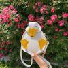 Popular Girls Cute Cartoon Duck Handbags Women Duck Shape Crossbody Bag Female Soft PU Leather Shoulder Bag