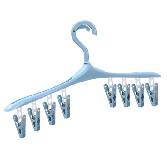 8/32Clamps Useful Multi-use Clothes Hanger Sock Racks Strong Load-bearing Long Lifespan Clothes Hangers