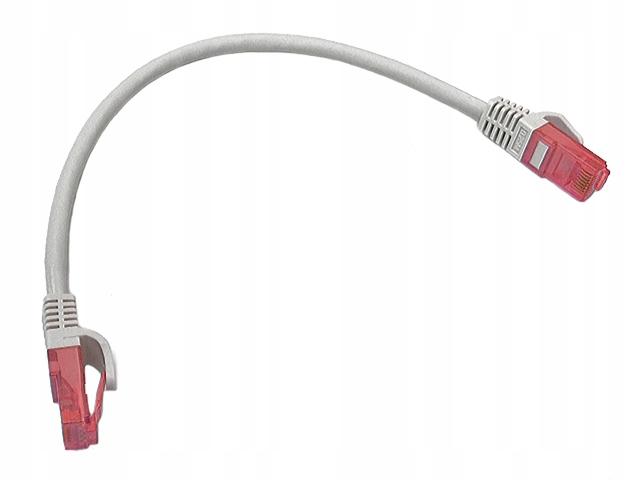 PrimeLine RJ45 Cat.6 U/UTP Network Patch Cord Cable 0.25m Gray Ethernet