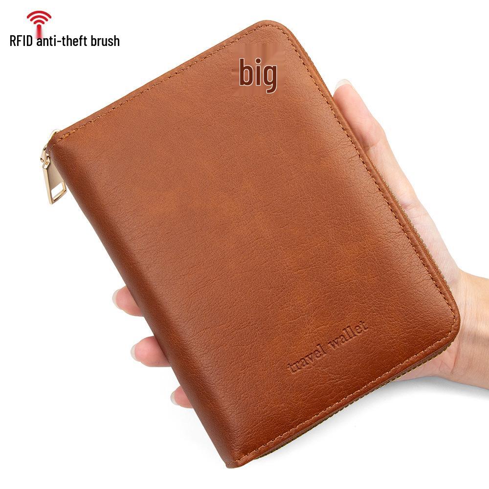 New RFID-Protected Anti-Theft Passport Wallet: Cross-Border Travel Document Organizer