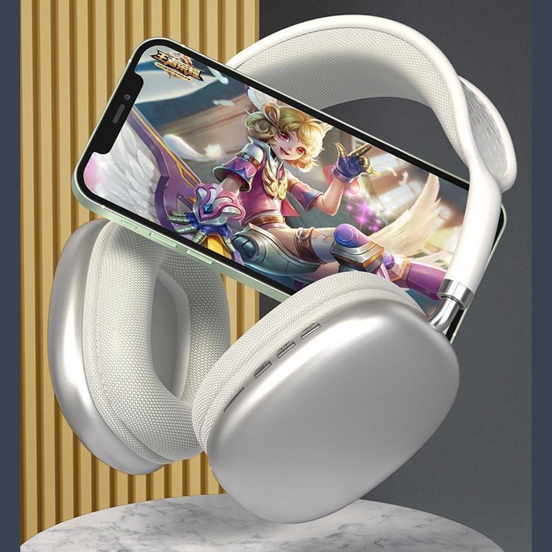 P9 Беспроводная Bluetooth-гарнитура для занятий спортом на открытом воздухе Стерео игровая гарнитура 5.3 с сенсорным дисплеем и зарядным отсеком поддерживает TF для iPhone