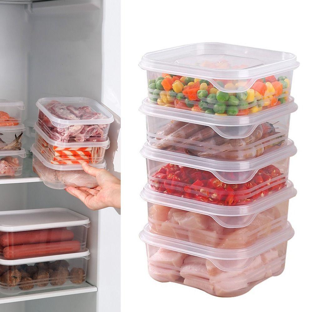 350ml Fruit Storage Box Refrigerator Special Food Containers Transparent Frozen Meat Box