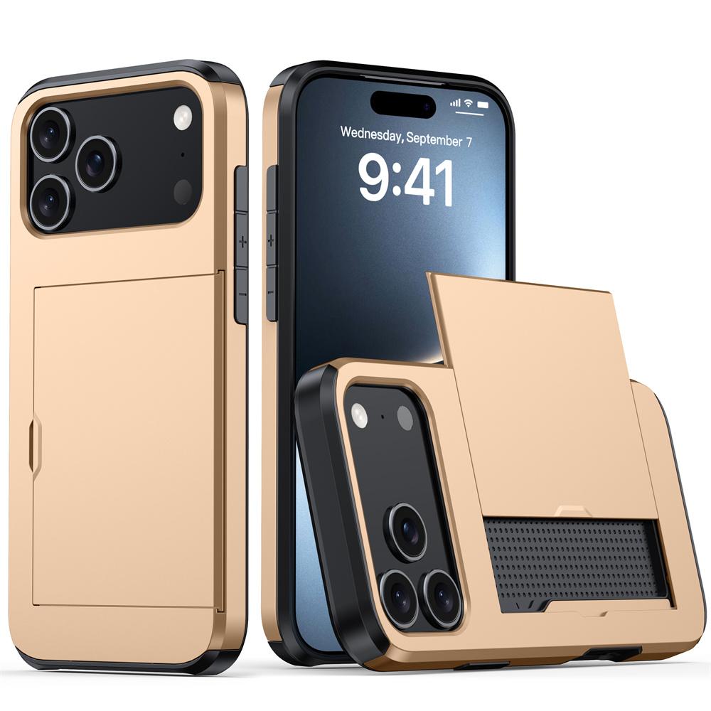 Чехол для IPhone 17 Air 16 15 14 Plus 13 12 11 Pro Max 16e 13Mini 12Mini С кошельком Держателем для карт Ударопрочный Защитный чехол
