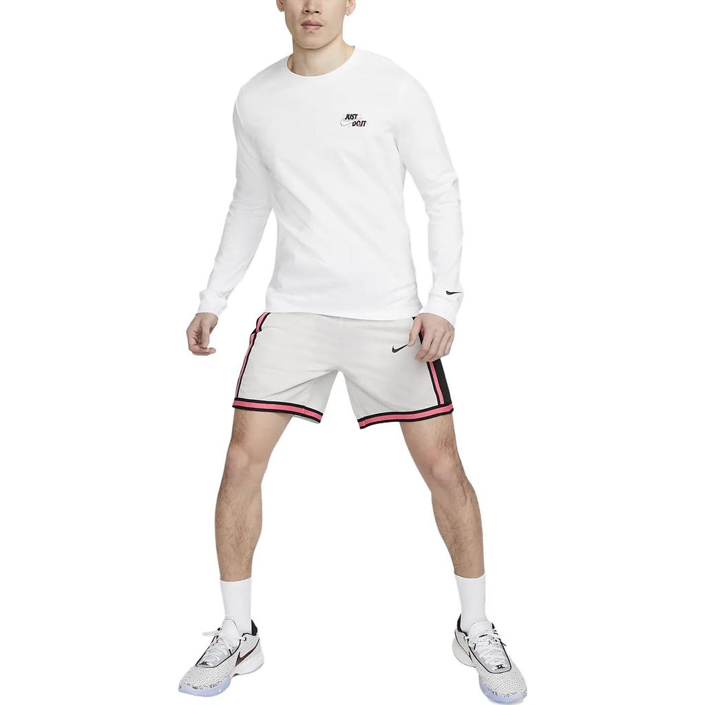 Nike Мужские спортивные шорты с принтом Dri-Fit Dna+ Бежевые CV1898-030