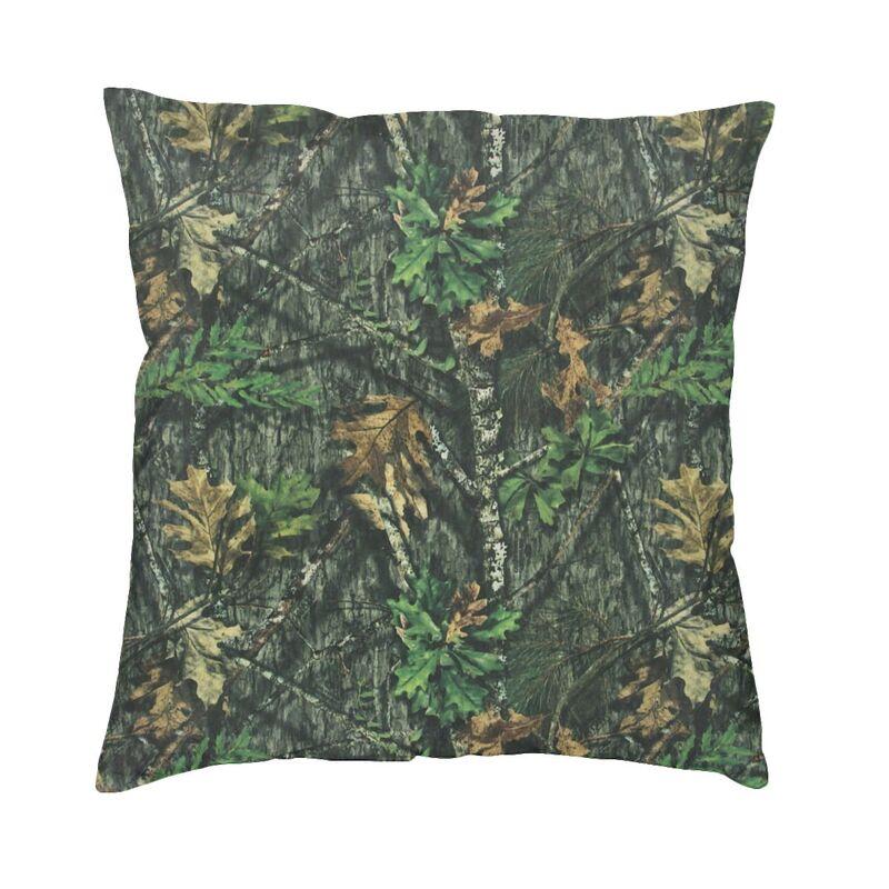 US Military Woodland Camo Pattern Cushion Covers xcm Velvet Camouflage Pillow Case Sofa Pillowcase Living Room Decoration