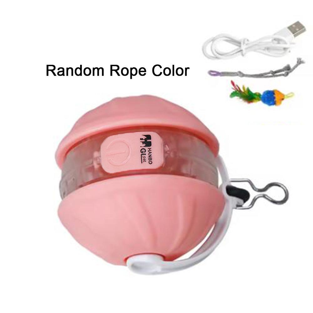 USB Rechargeable Infrared Automatic Rolling Ball Detachable Cord Automatic Teasing Cat Toys  Indoor