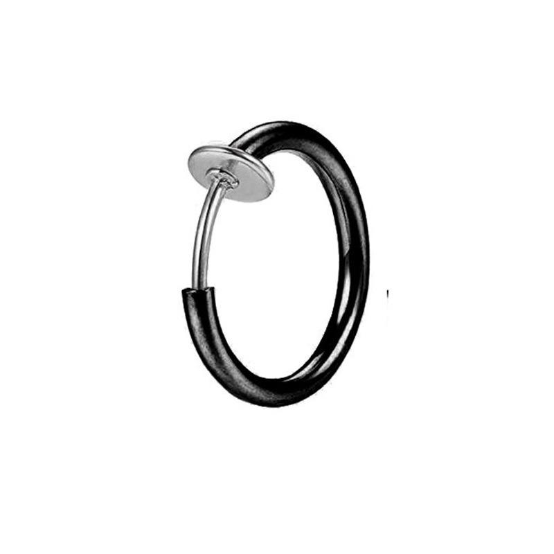 Поддельные серьги, кольца для носа, кольца для губ и клипсы для ушей на пружине без пирсинга – популярные европейские и американские трансграничные украшения