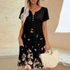 Womens Casual Short Sleeve Jumpsuit Fashion Top Jumpsuit Shorts Rompers With Pockets