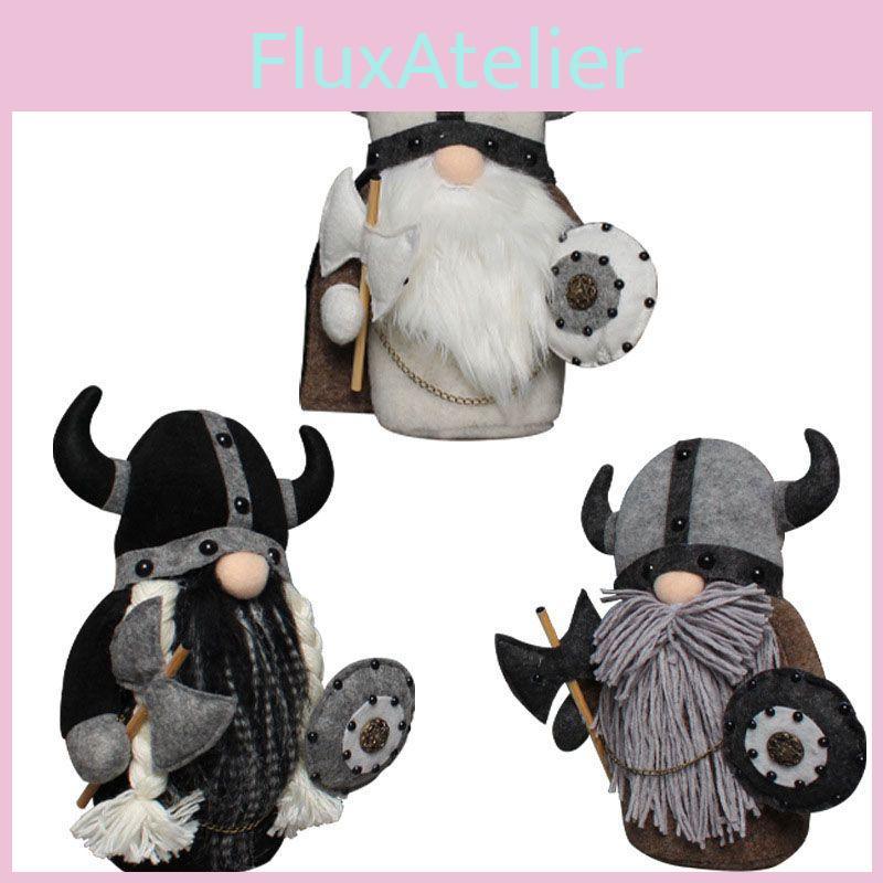 Очаровательная плюшевая игрушка-гном викинга. Идеально подходит для очаровательного скандинавского домашнего декора