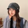Береты для женской осени и зимы, ретро, повседневные и универсальные, артистичные и подчеркивающие лицо, маленькие кепки газетчика и художника