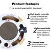 Cat Scratching Toys  Nail Scrapers Polishing Machines Corrugated Paper Wear Resistant Disc Shaped Turntable Balls Pet Products