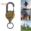 2 шт. прочный выдвижной брелок для ключей держатель значка многофункциональный инструмент карабин зажим ключи значки тактическая катушка удостоверения личности с выдвижным шнуром