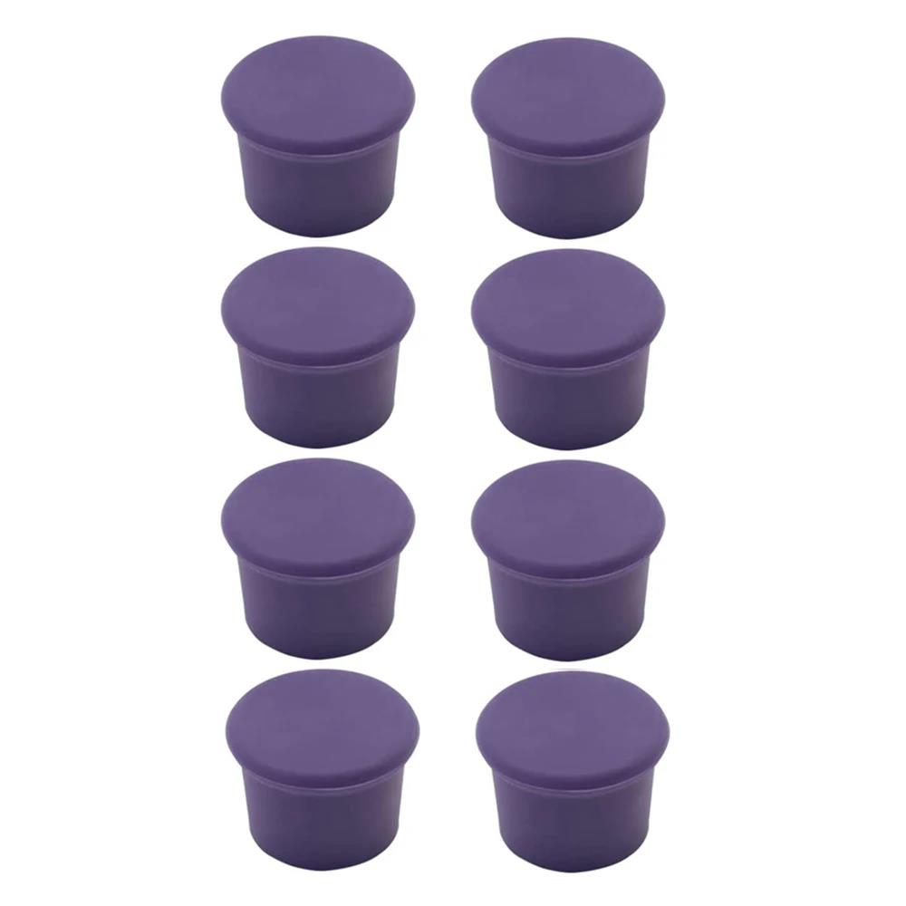 8Pcs Reusable Wine Bottle Stopper Silicone Wine Stopper Beer Champagne Stoppers Wine Corks for Glass Bottles Keep Wine Fresh 7