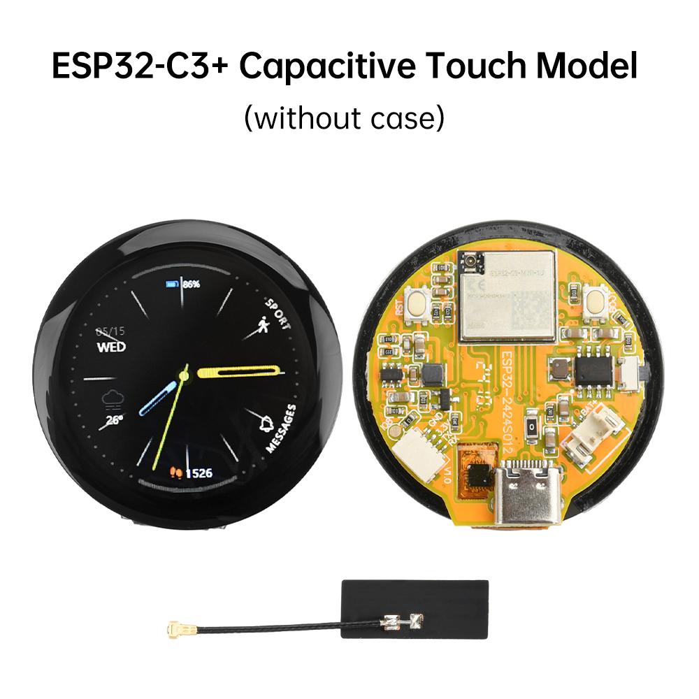 Модуль платы разработки ESP32-C3 WiFi BLE с 1,28-дюймовым круглым дисплеем, на борту модуль ESP32-C3-MINI-1U для Arduino