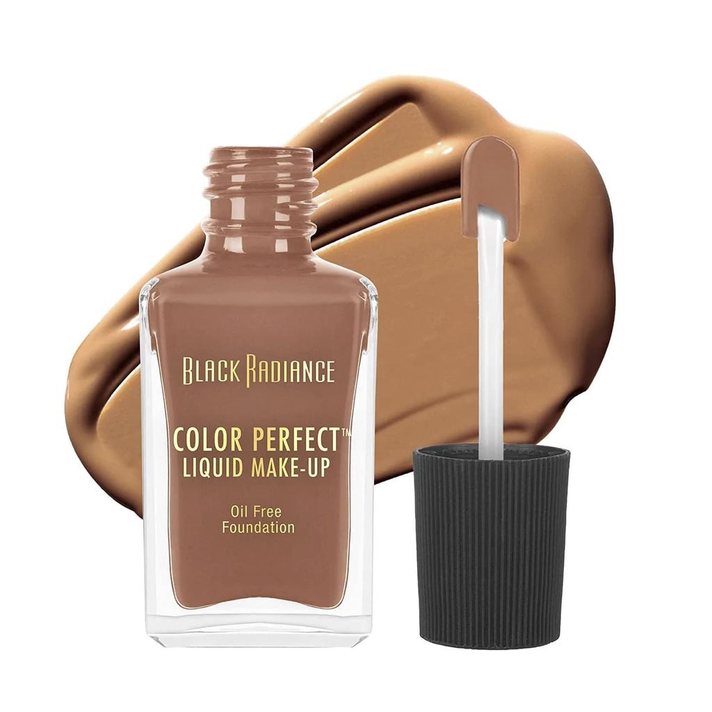 Black Radiance Color Perfect, Liquid Makeup Mattifying Foundation, 8416 Mocha Honey, 1 Fl Oz (30 Ml)