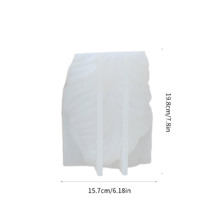 Реалистичные Цветочные Горшки с Узором Листьев Формы Цементные Формы Силиконовый Материал для Вазы