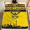 1 шт. Фланелевое одеяло с принтом BVB, Высокое качество, Для всех сезонов, Декор для дома, Тепло и уют, Идеально для рождественских подарков