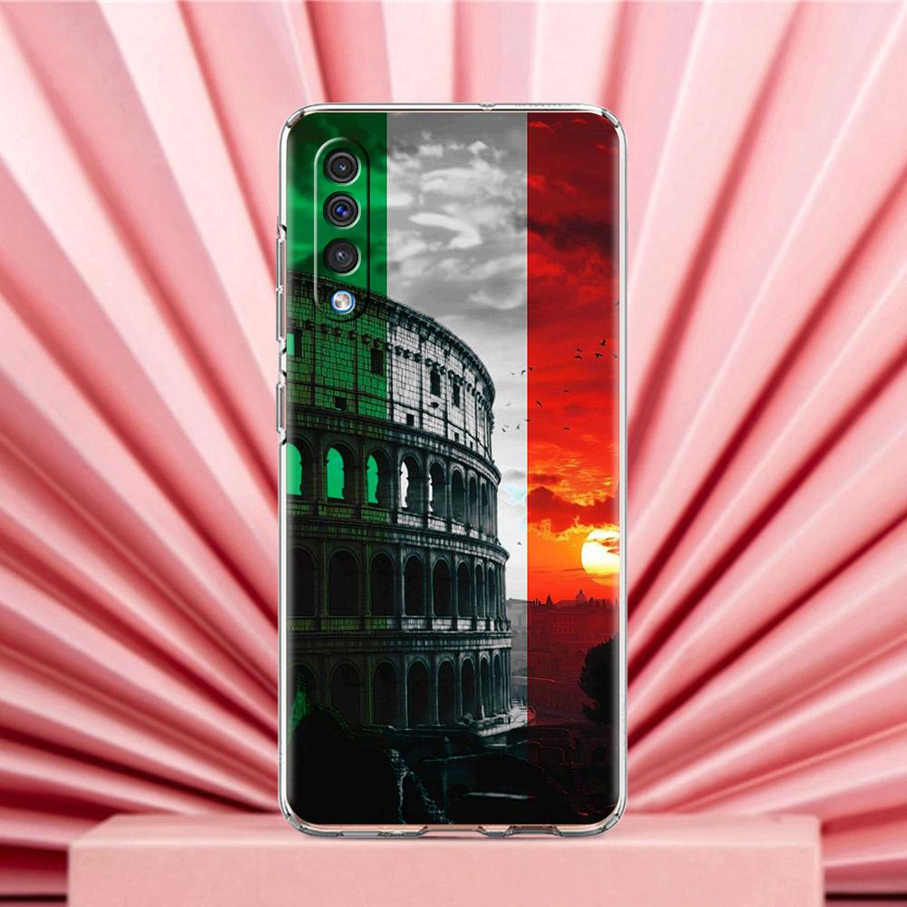 Чехол для телефона Samsung A56 A36 A26 A24 A16 A14 A12 A32 A50 A70 A20E A22 A40 A34 A54 A42 A52 5G A04s A06 Крышка Итальянский флаг