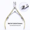 Gold Handle Stainless Steel Manicure Scissors and Pliers for Nail and Cuticle Care