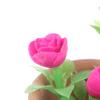 1шт миниатюрный кукольный домик роза в горшке растение