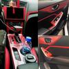 Venucia D60 Center Console Carbon Fiber Protective Stickers for Gear Shift & Window Lift Decoration