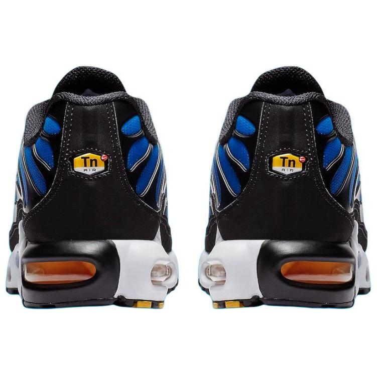Nike Кроссовки Air Max Plus Hyper Blue 2025 Мужские Черные Замшевые Небесно-голубые DX0755-001