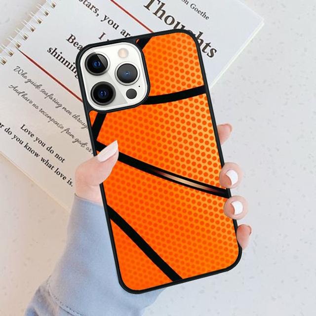 Текстурированный чехол для телефона с рисунком баскетбольного мяча для iPhone 17 Air 16 15 14 Plus apple 16 11 12 13 Pro Max coque