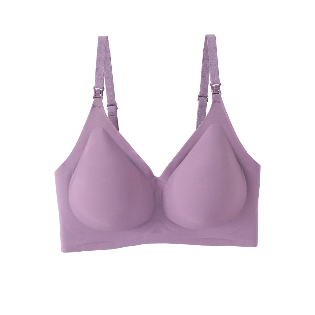 Бесшовный поддерживающий топ для кормления, бюстгальтер для беременных - Без косточек, застежка спереди, большой размер, послеродовой