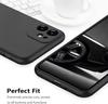 Черный противоударный силиконовый чехол для телефона TPU для iPhone 15 14 13 12 Pro 11 Pro Max X Xs XR 6 6S 7 8 Plus защитный чехол для объектива