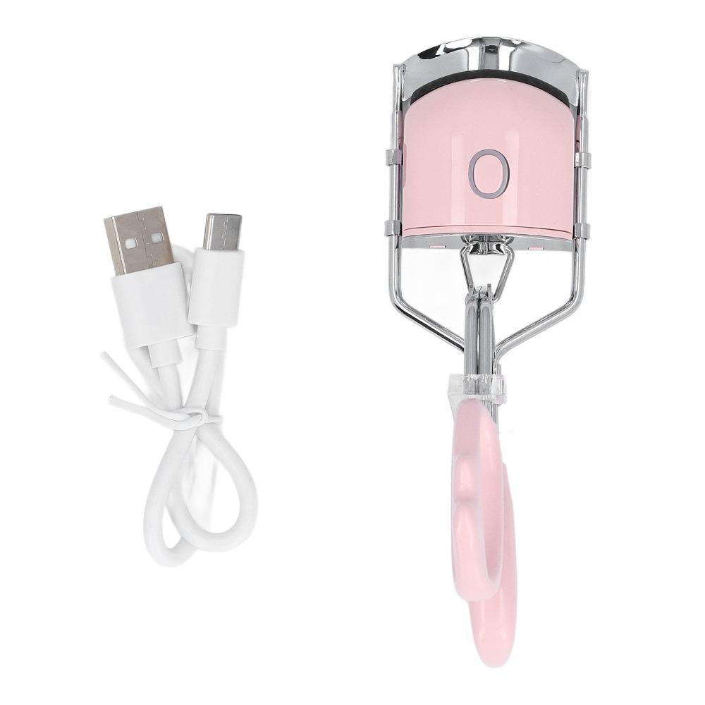 Portable Heated Eyelash Curler 2 Temperature Modes Eyelash Curling Tool Daily Makeup Styling