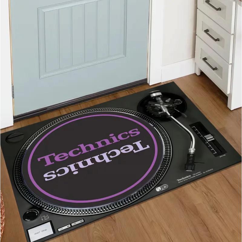 Cartoon Record Rug, Non-Slip Floor Mat for Multi-Room: Kitchen, Bathroom, Bedroom, Living Room  Entrance