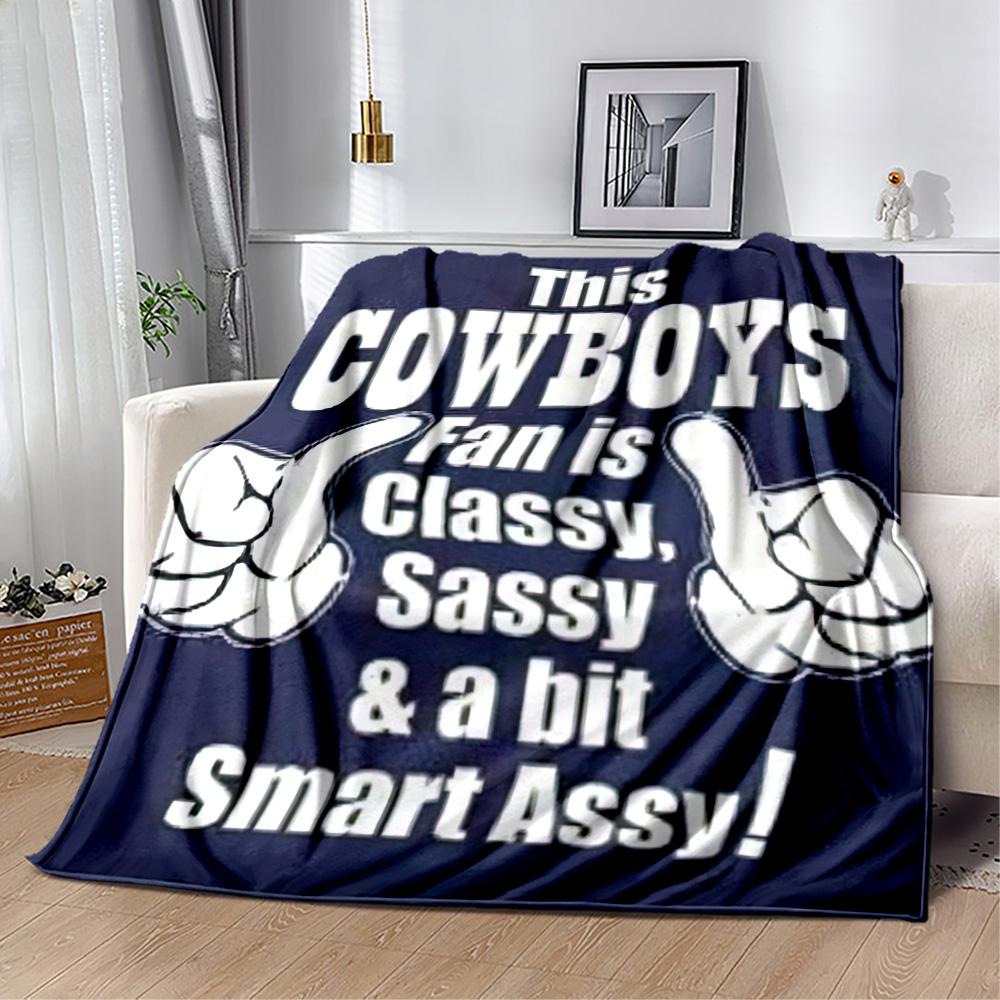 Dallas Blanket Soft & Cozy Suitable for Bed Picnics Couch All-Season Use Modern Style Birthday Christmas Gift Blanket