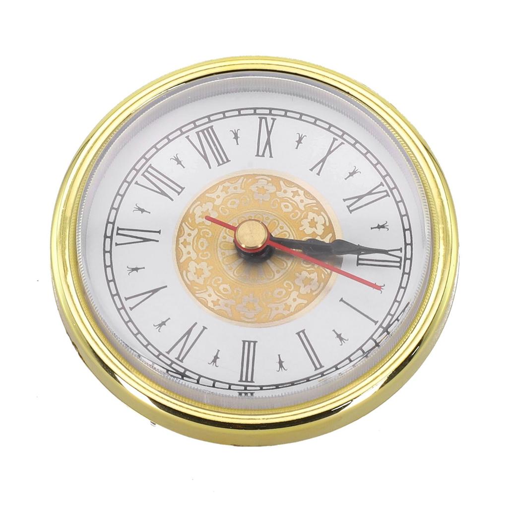 Алюминиевые настенные часы Золотая отделка Ретро часы Черное резиновое кольцо