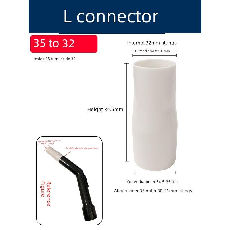 Vacuum Cleaner Head Suction Head Cross over Sub Hose Connecting Parts 31 Connecting Pipe 32 to 35mm Reducing Converter Accessories