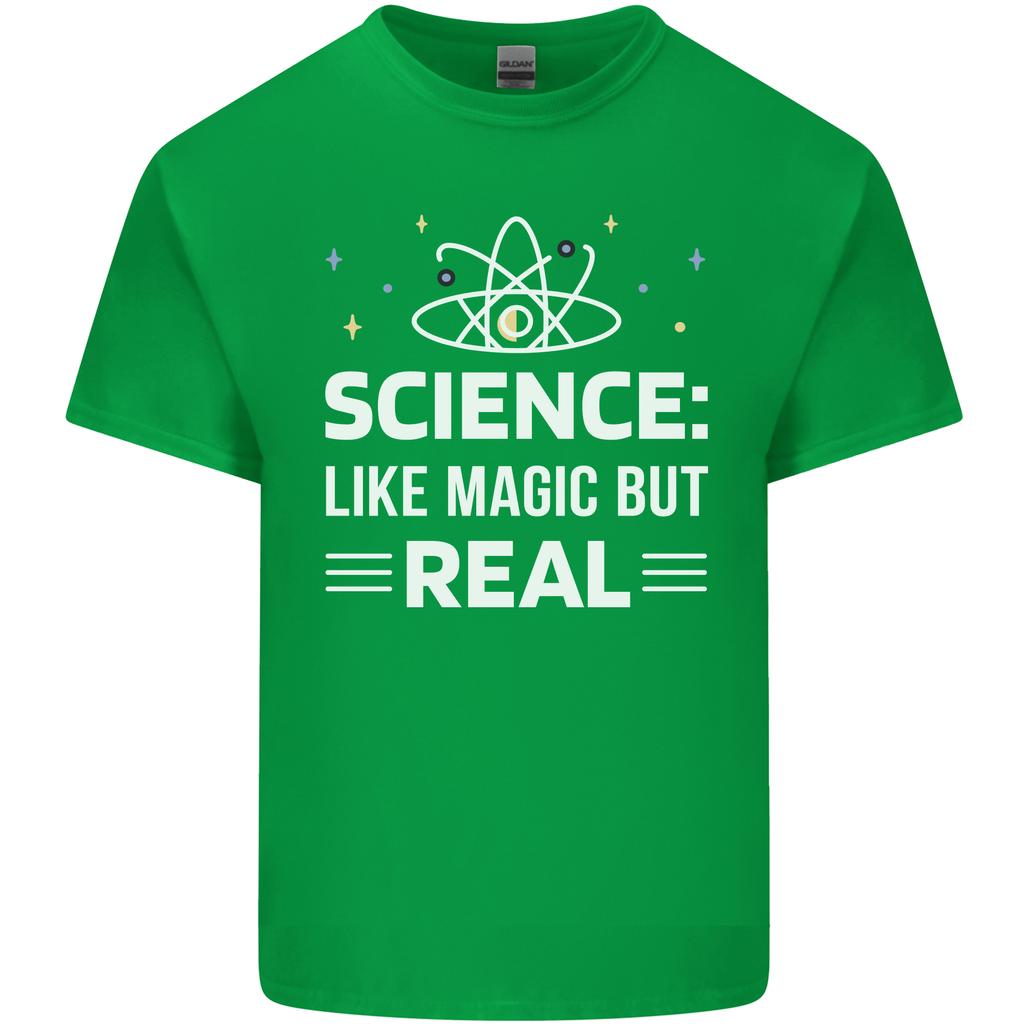 Science Like Magic But Real Funny Nerd Geek Unisexs Light Cotton TShirt