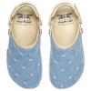 Crocs Вседорожные клоги Нескользящие Амортизирующие Низкие Повседневные Обувь Унисекс Джинсово-синий
