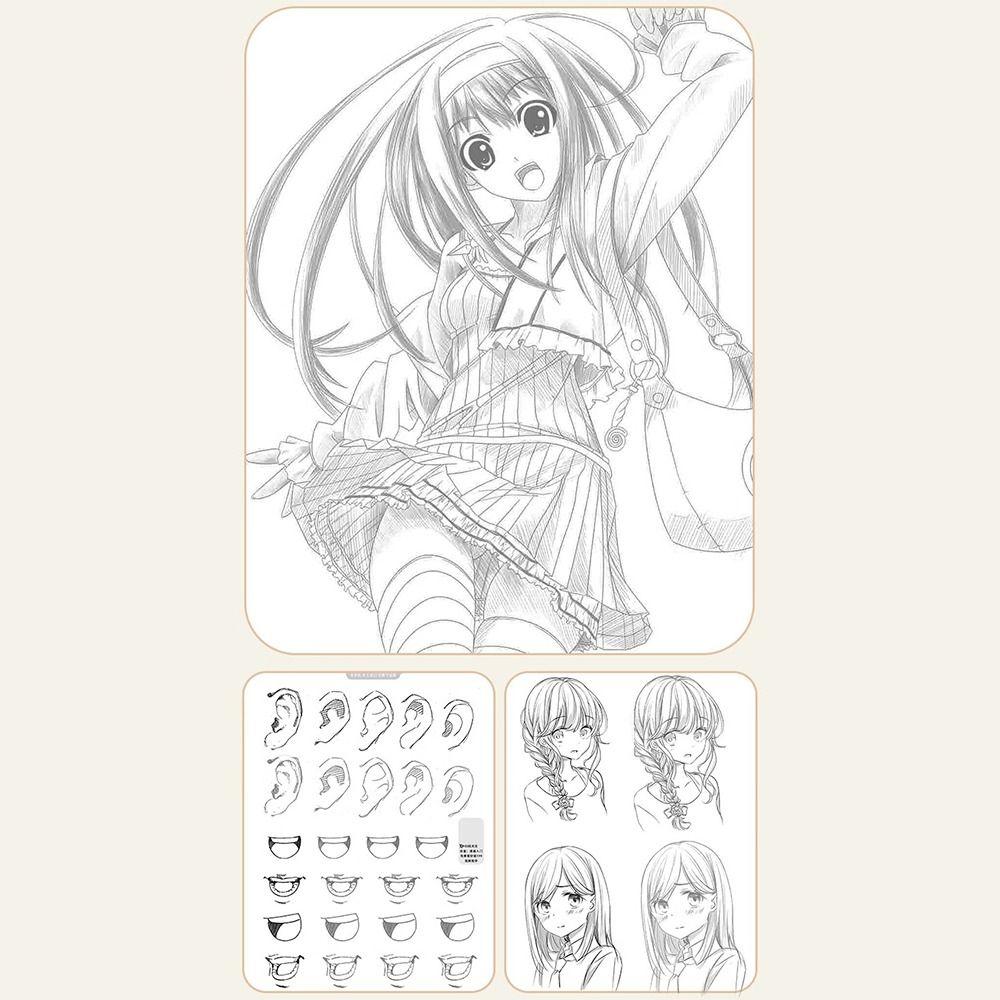 Книжное искусство Трассировка Эскиз Художественное копирование Учебная книга Ручная роспись Учебная книга Линия Черновые практические книги