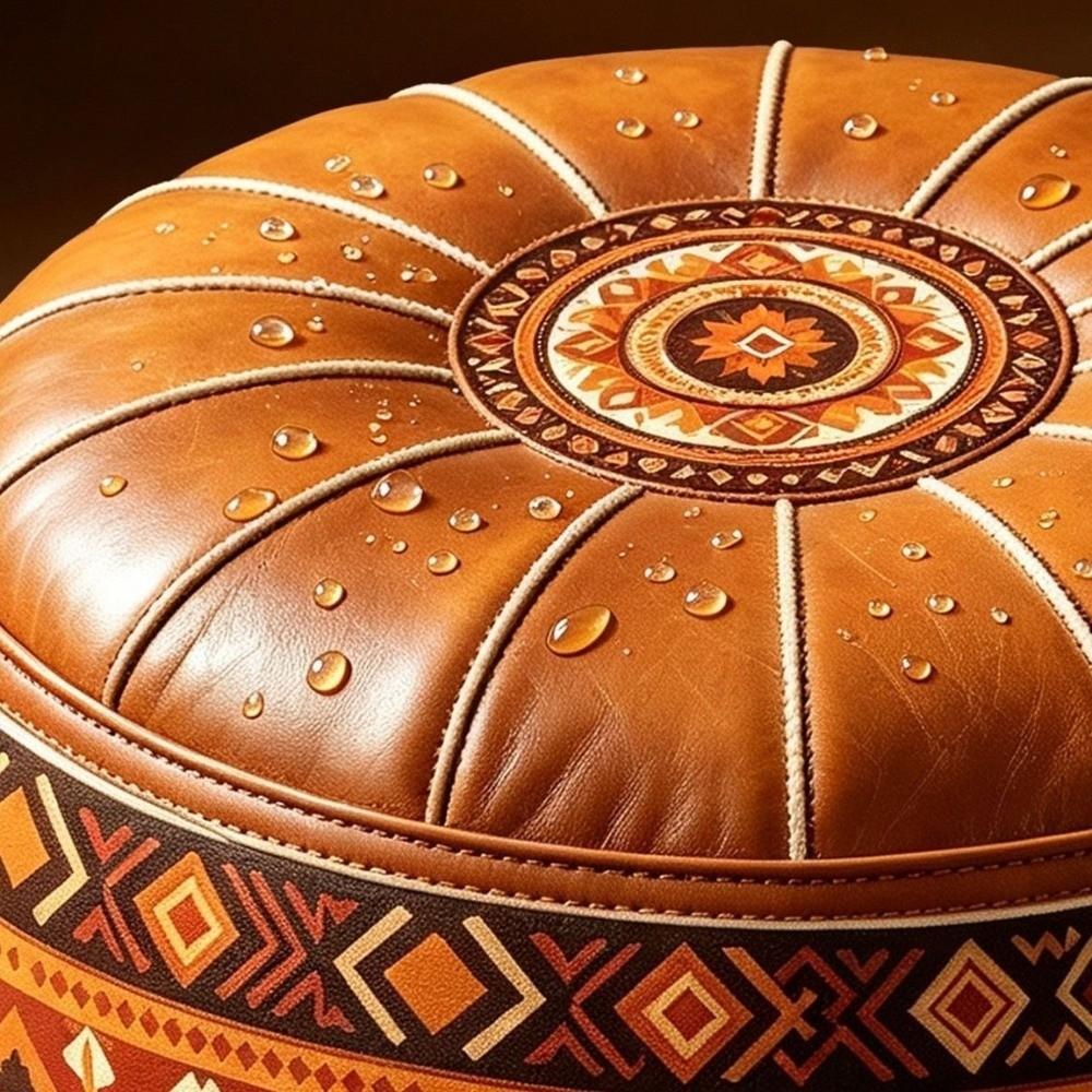 PU Leather Storage Leg Bench Space-Saving Tatami Sitting Mat Seat Cushion Cover Indoor Seating
