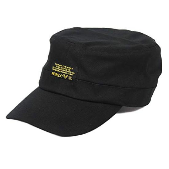 AVIREX Work Cap Hat AVIREX BLACK PATCH Avirex Cap Popular Brand Black Military Men's